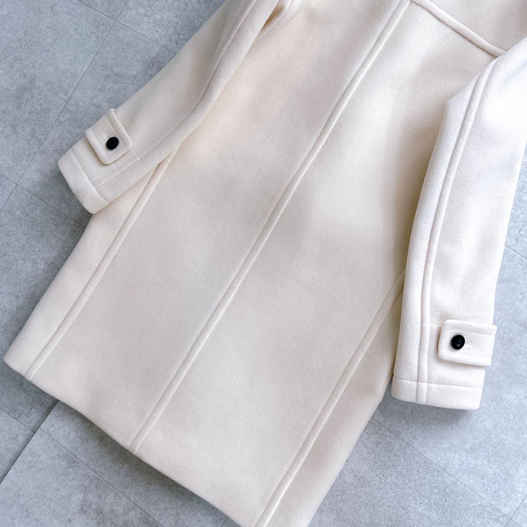 美品✨ マカフィー トゥモローランド ダッフルコート ロング コート 白 36