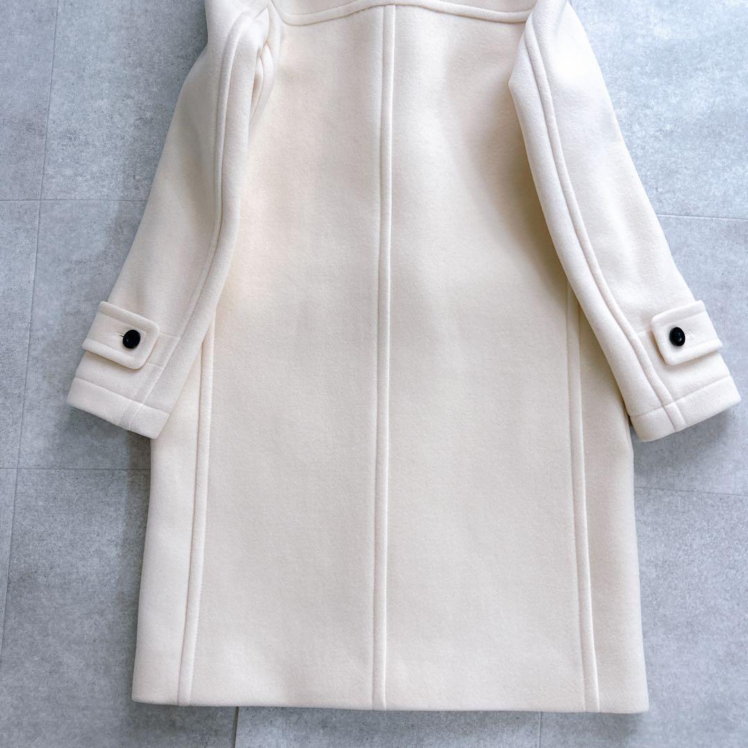 美品✨ マカフィー トゥモローランド ダッフルコート ロング コート 白 36