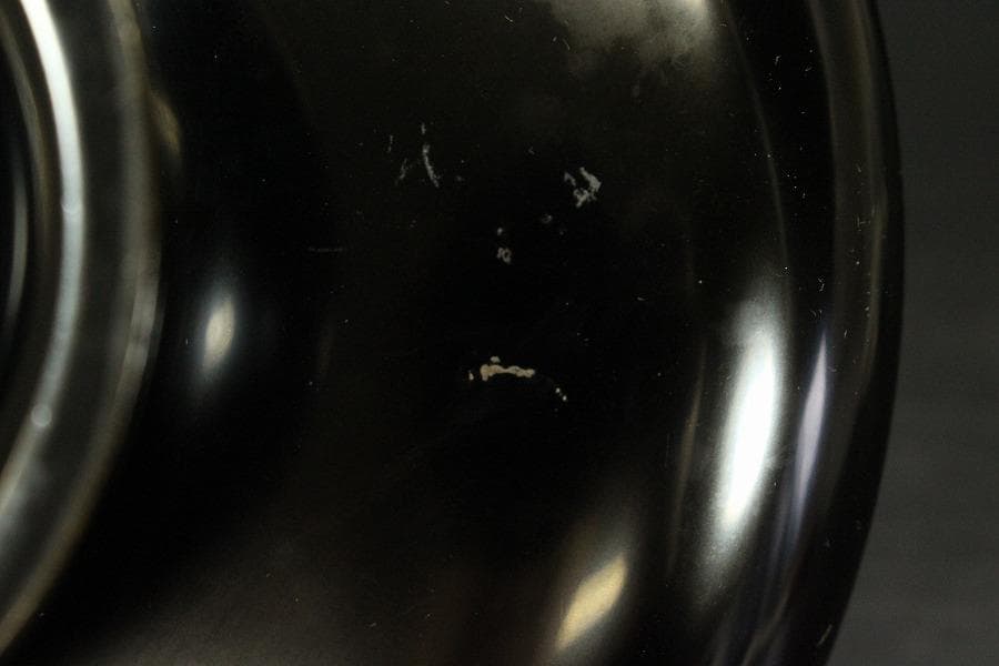 茶道具 油滴天目茶碗 塗り台 二件(ZE616)