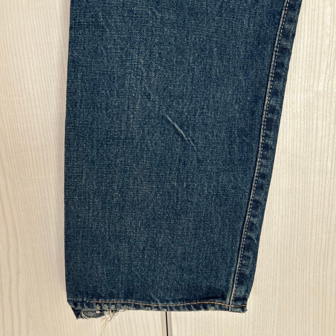 未使用　チマラ　ダメージデニム　ストレート　ヴィンテージミディアム