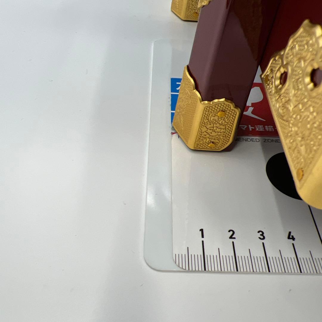 端午の節句　五月人形飾り　兜10号正絹　京極　銅鎧金