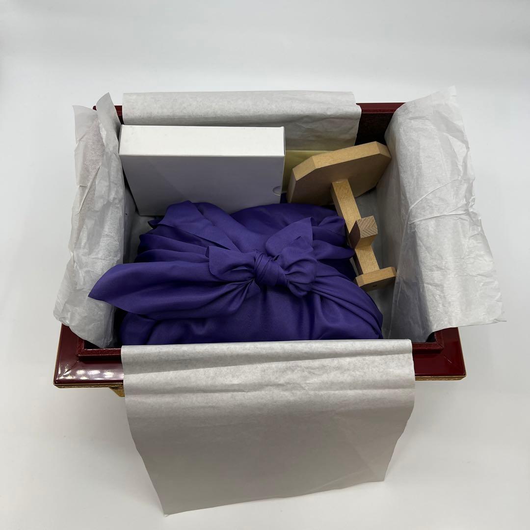 端午の節句　五月人形飾り　兜10号正絹　京極　銅鎧金