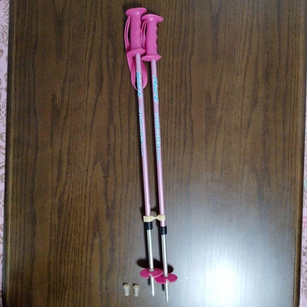 【本日限り】OGASAKA スキー板 80cm ジュニア　★伸縮ポール付き