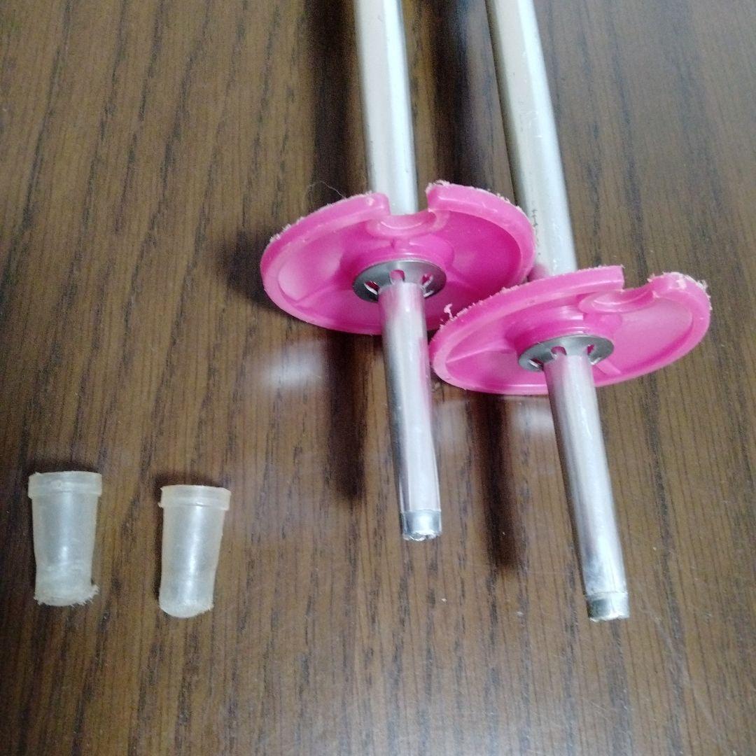 【本日限り】OGASAKA スキー板 80cm ジュニア　★伸縮ポール付き