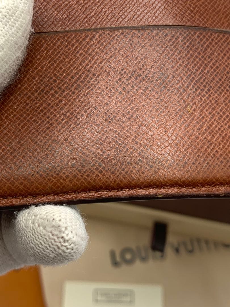 LOUIS VUITTON ルイヴィトン　折り財布　モノグラム　レザー　ブラウン