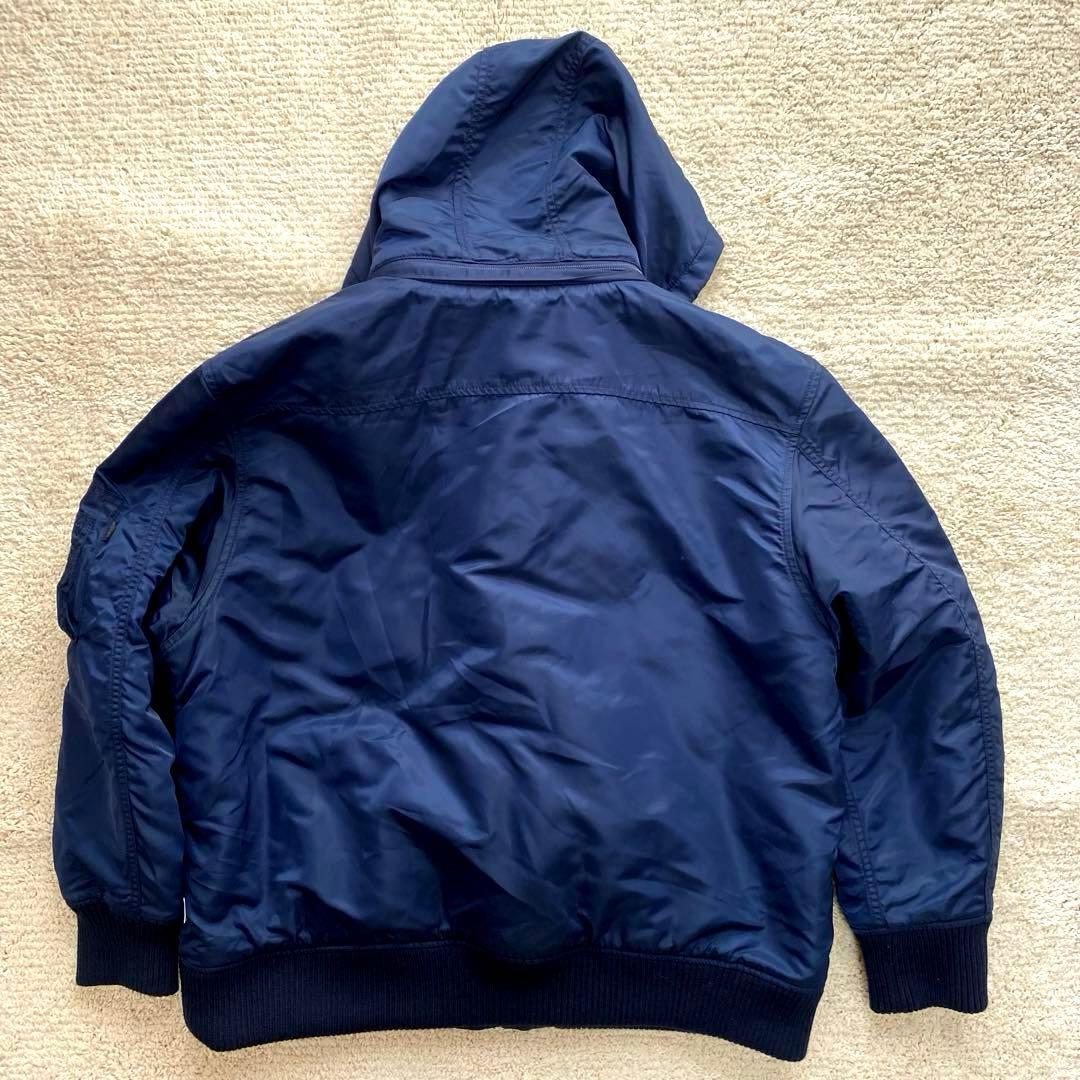 【美品】アルファインダストリーズMA-1 フライトシェルボンバージャケット短丈