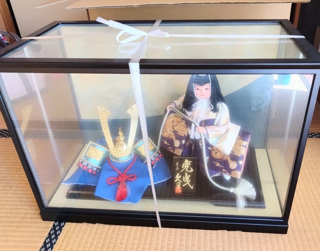 五月人形　東京久月　兜曵　ケース入り箱あり　未使用品