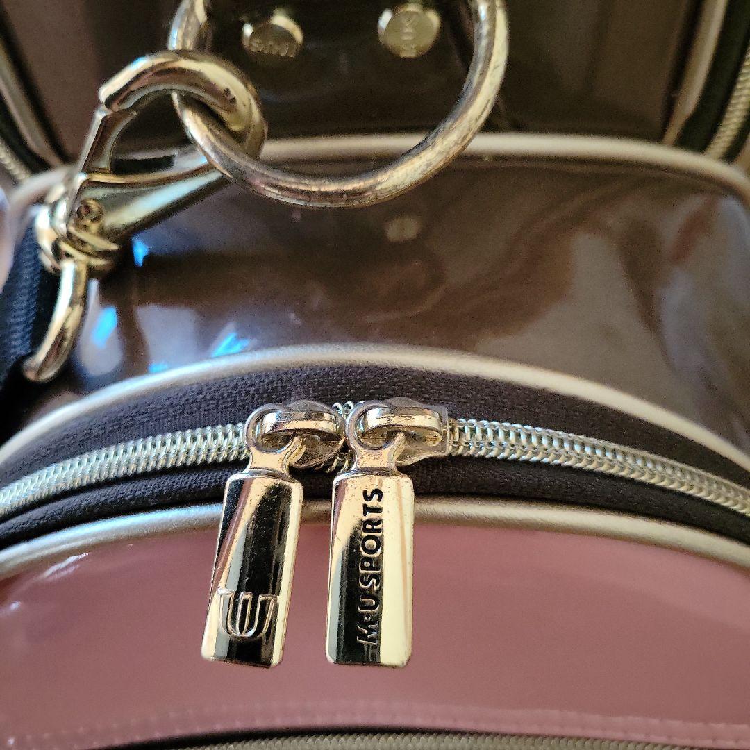 美品 MU SPORTS キャディバッグ キャスター付き レディース