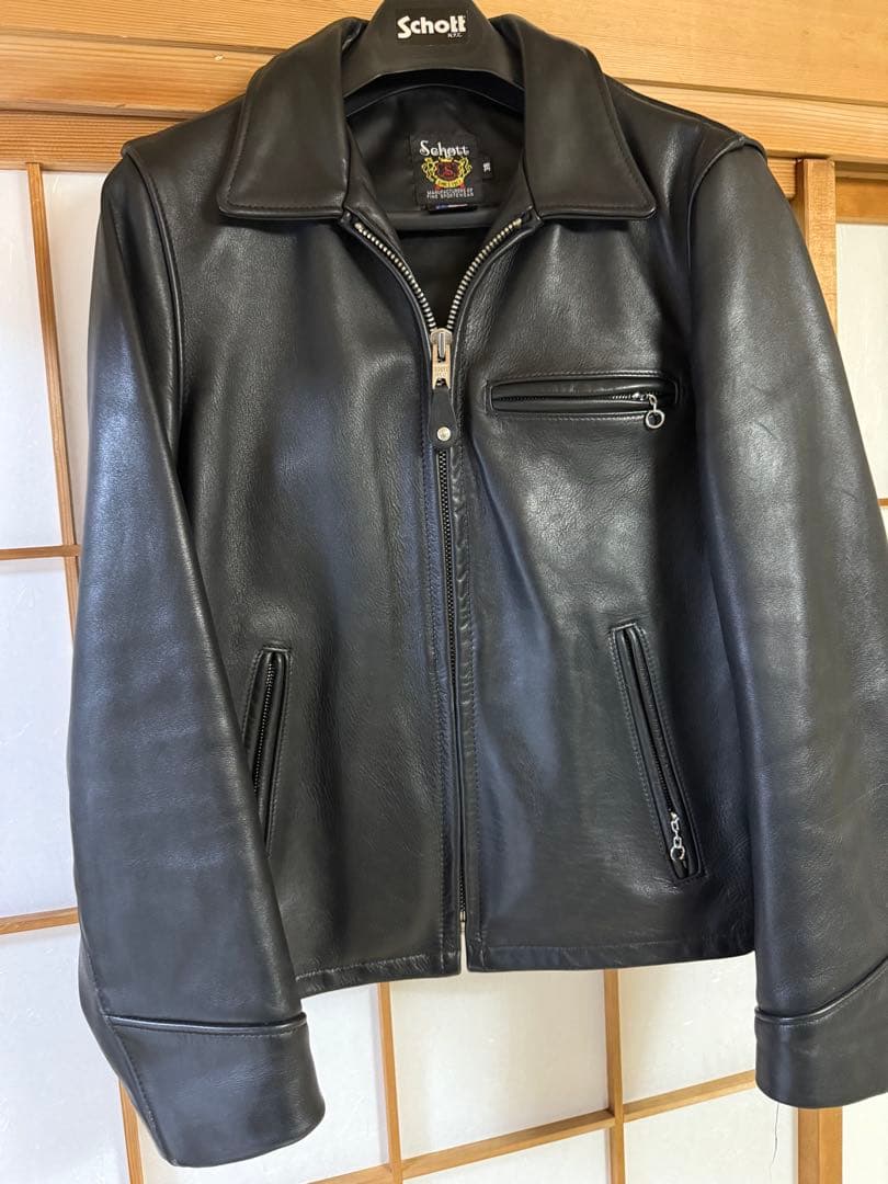 Schott 103US TRUCKER レザージャケット 38 牛革
