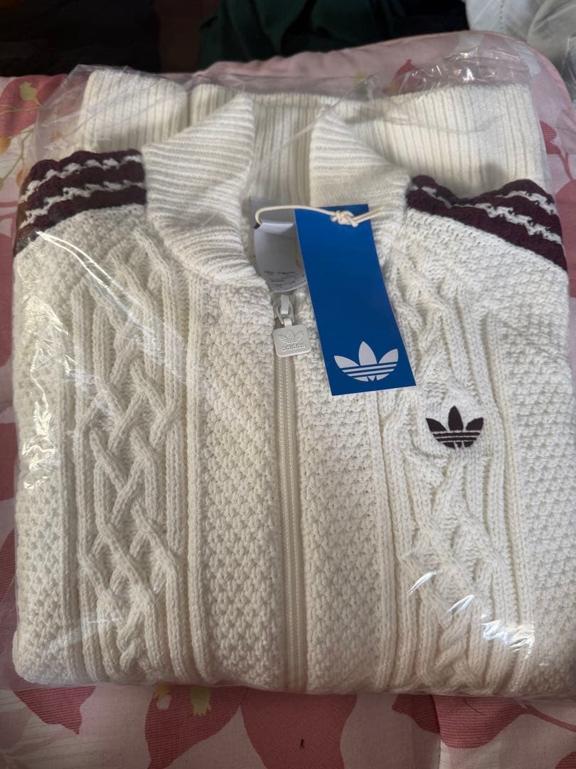 トップス adidas ARCHIVE CUTLINE KNIT TRACK TOP