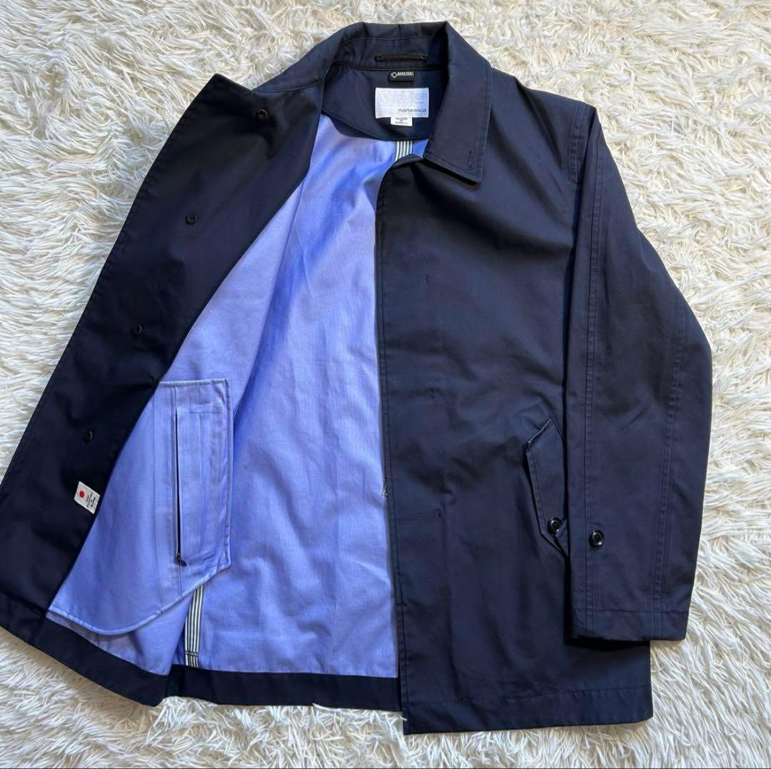 美品　nanamica ステンカラーコート　GORE-TEX 撥水