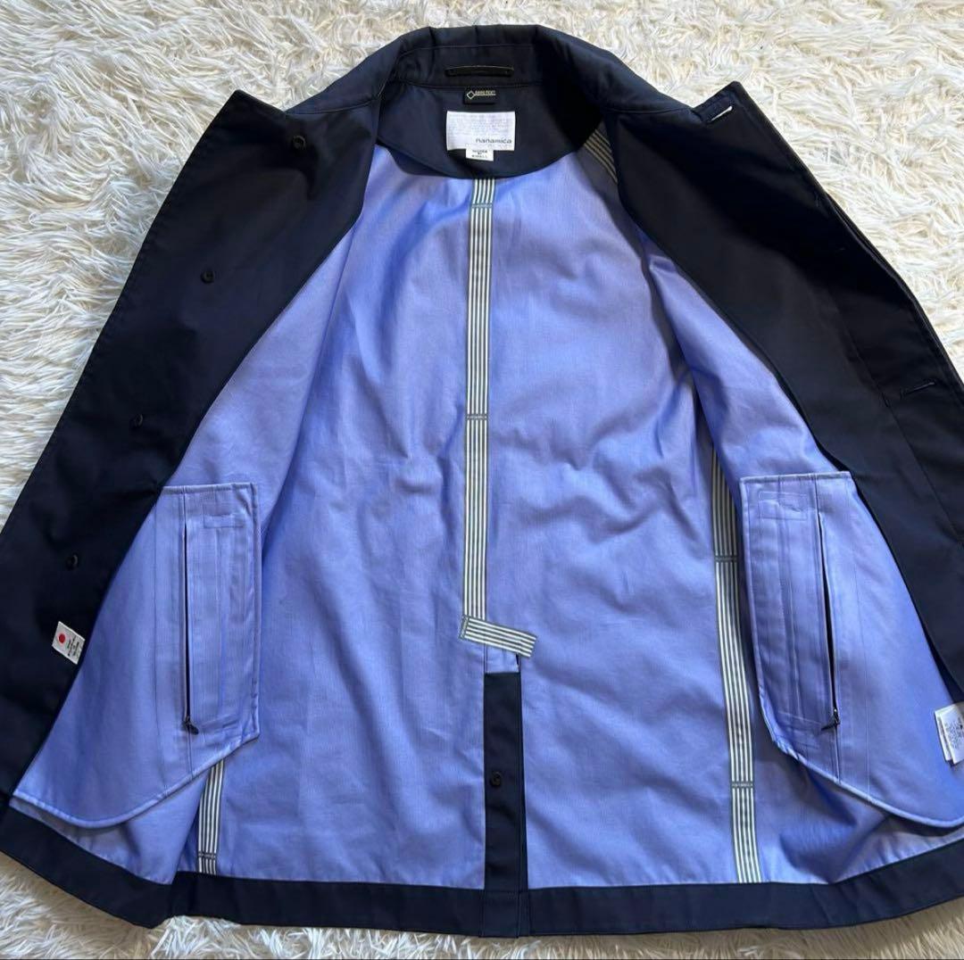 美品　nanamica ステンカラーコート　GORE-TEX 撥水