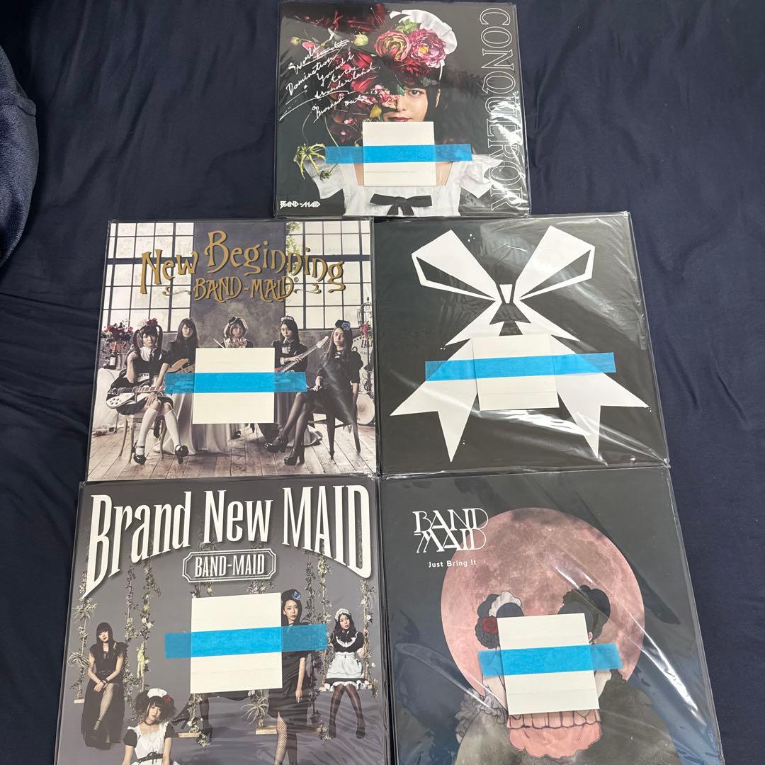 な*お様 BAND MAID レコード 5枚セット 特典ステッカー付き 新品未開