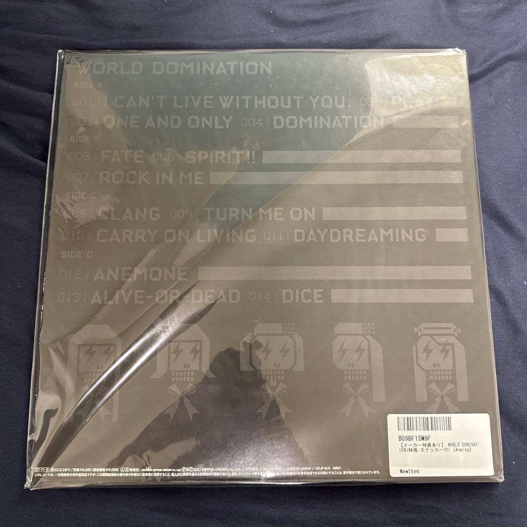 な*お様 BAND MAID レコード 5枚セット 特典ステッカー付き 新品未開