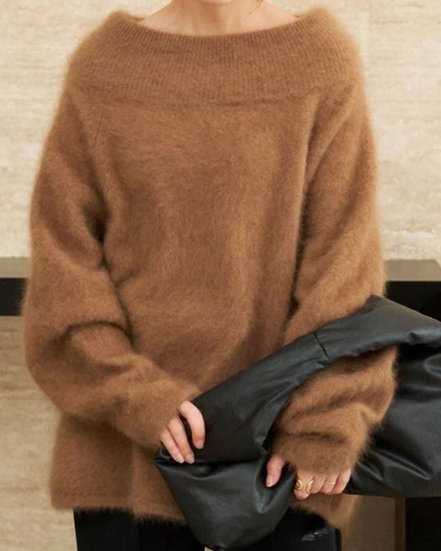 新品タグ付★Plage Fur Off Neck ニット プラージュ