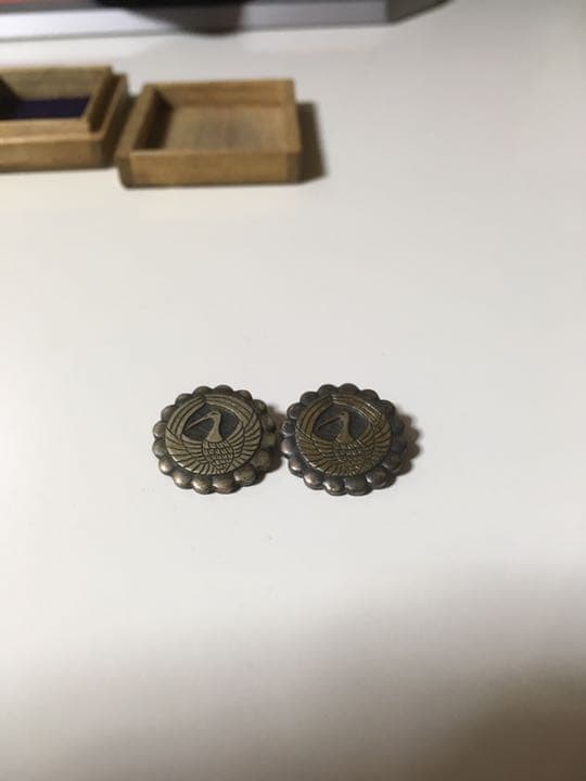 財務部員微章　ピンバッジ　創価学会　鶴丸紋