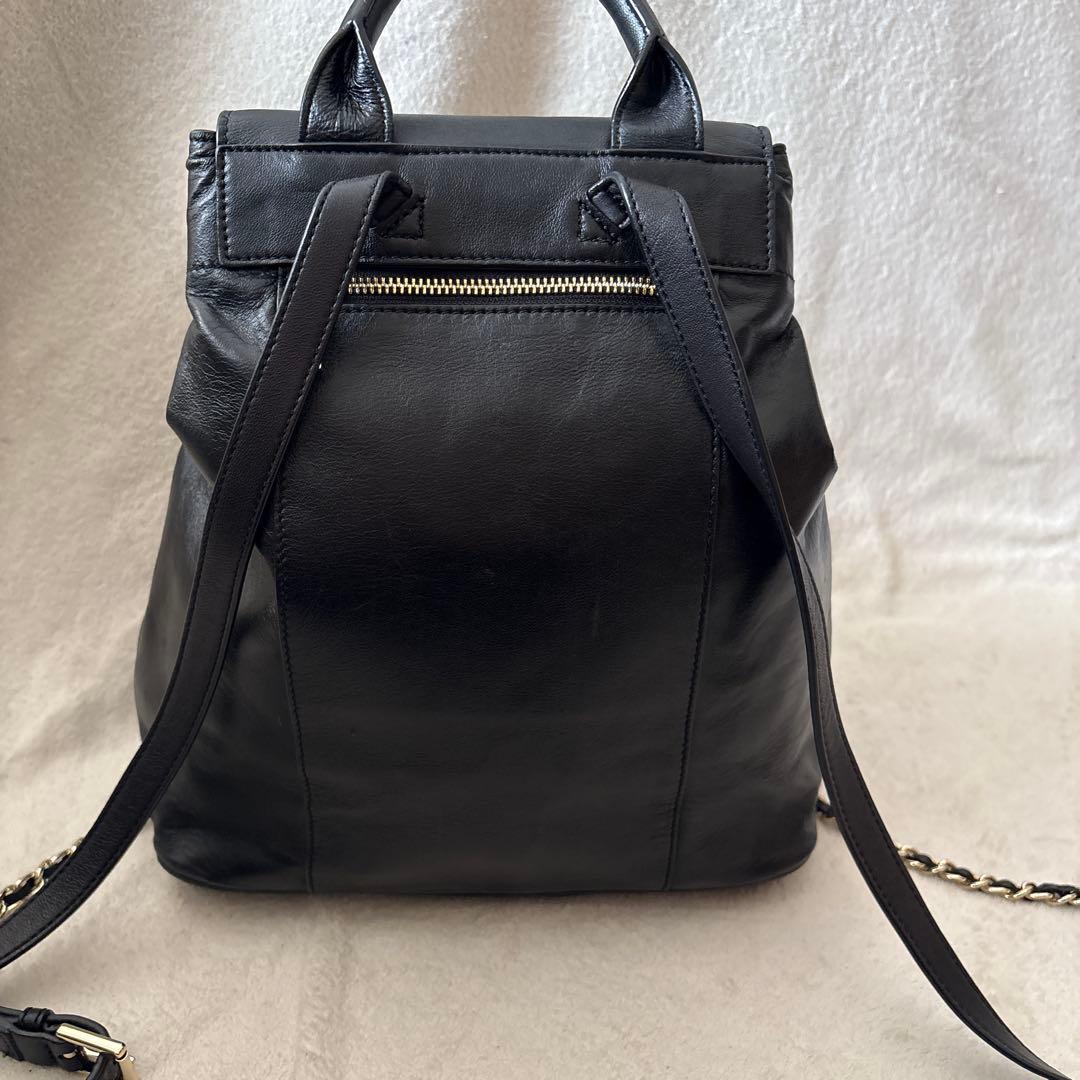 美品✨トリーバーチ フレミング リュック レザー キルティング エンボスロゴ