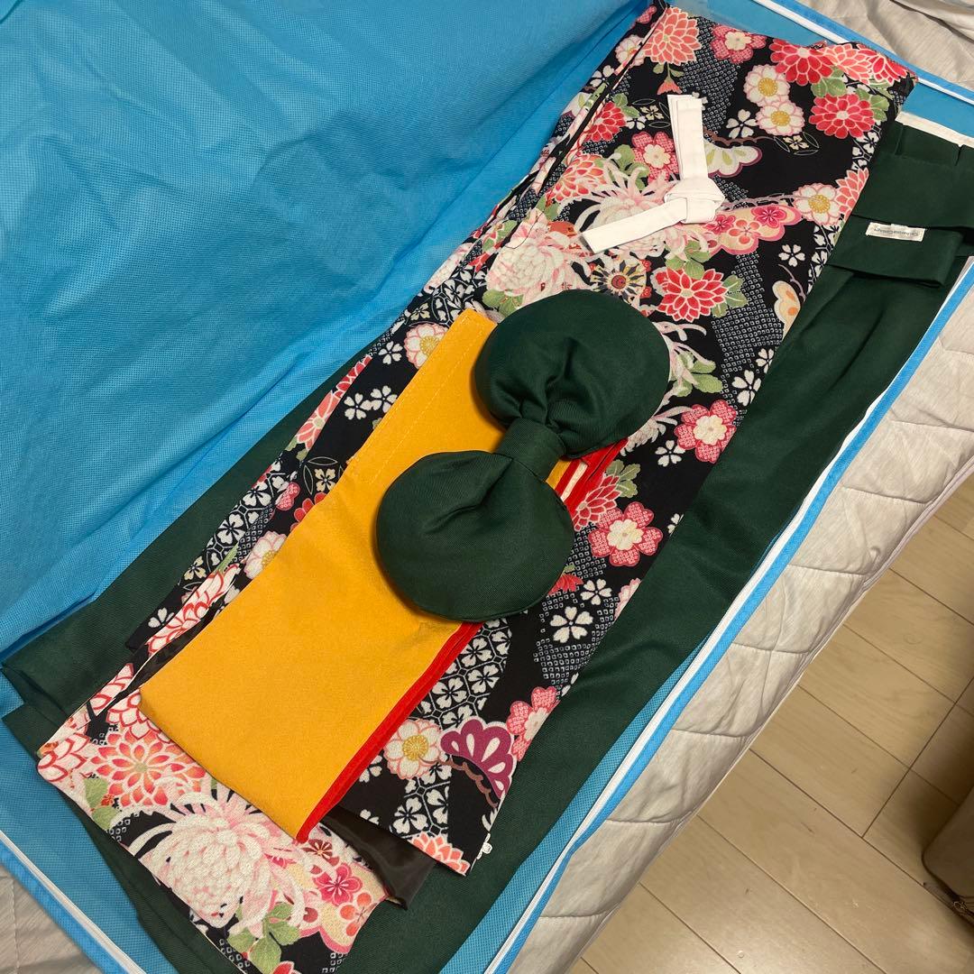 卒業式 袴 セット 小学生 簡単着付け 刺繍