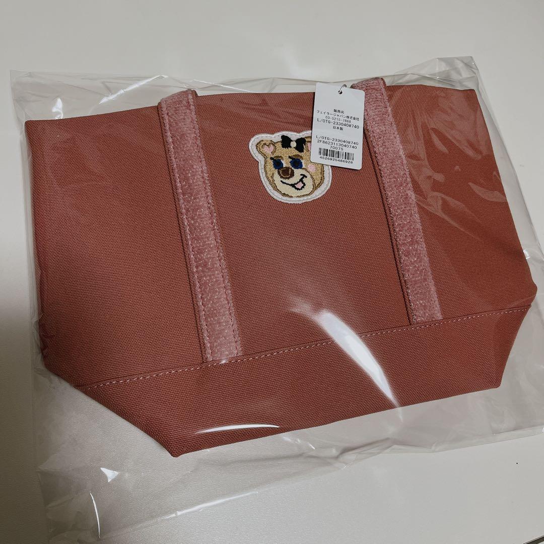 【新品】ラブラリーバイフェイラー オールドテディガール ワッペントートバッグ