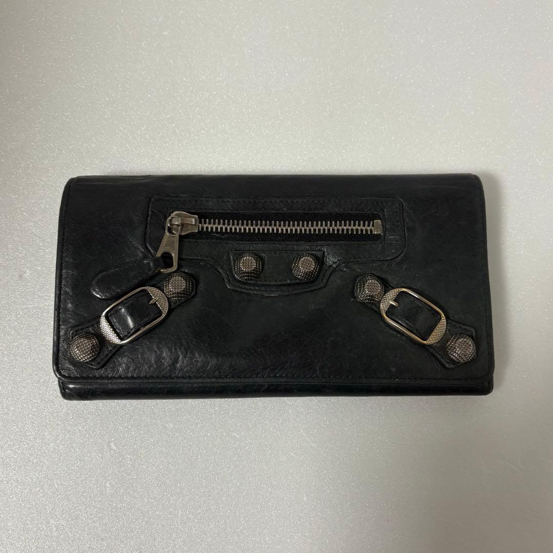 小物 00s BALENCIAGA archive studs long wallet