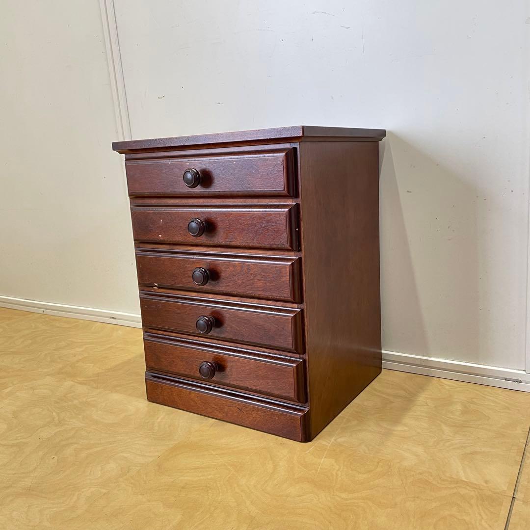 民芸家具 5段小引き出し 小物入れ チェスト ビンテージ アンティーク レトロ