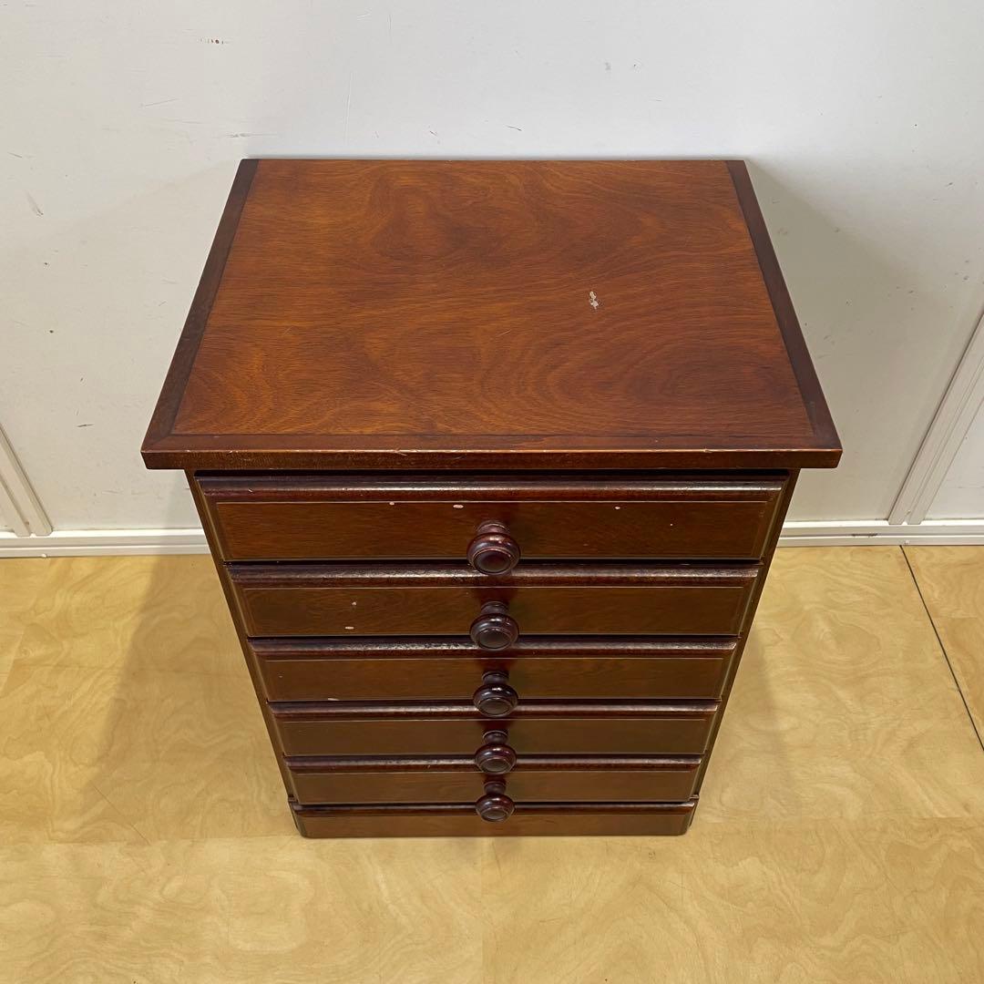 民芸家具 5段小引き出し 小物入れ チェスト ビンテージ アンティーク レトロ