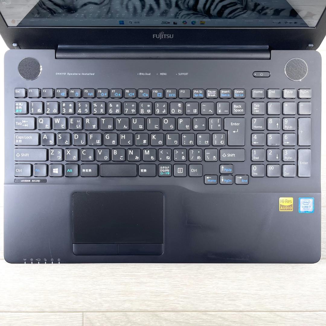 富士通 i7 新品SSD512G メモリ8 Windows11 ノートパソコン