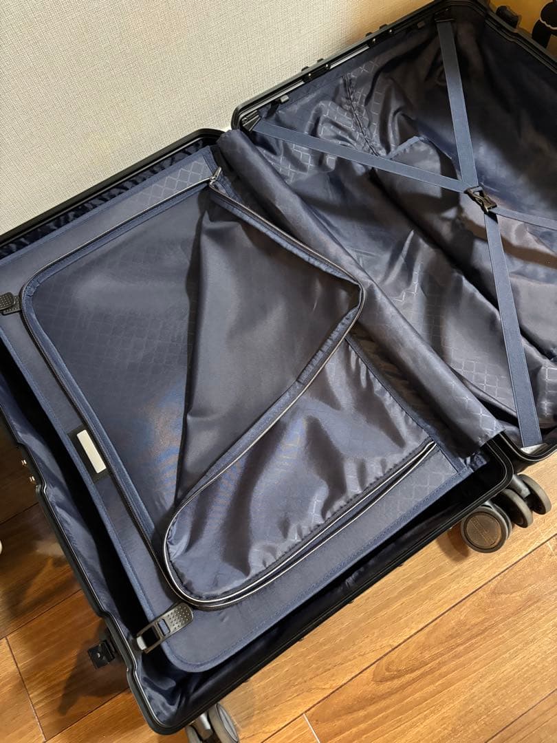 トラベライト スーツケース アルミフレーム Lサイズ 100L ブラック