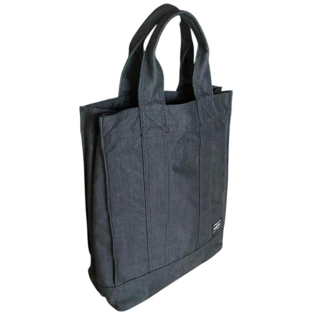 【まっさんさま専用】✨ポーター スモーキー トートバッグ　縦長　A4 ブラック