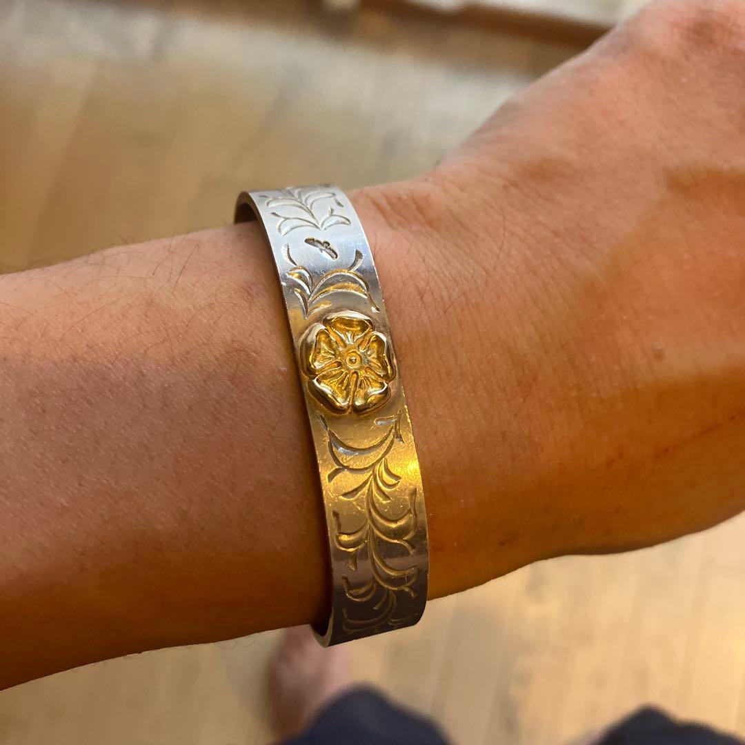 TADY&KING 平打ちバングルGPローズアラベスク　サイズS