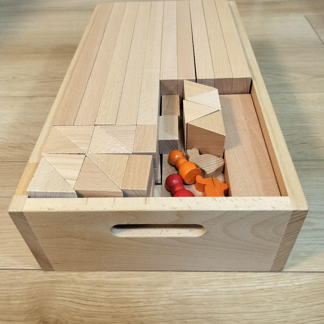 小さな大工さん 積み木セット 収納ボックス付き