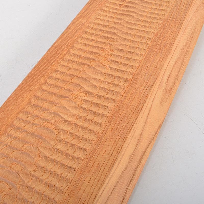 煎茶道具　欅製　一文字盆　煎茶盆　香盆　C　6573