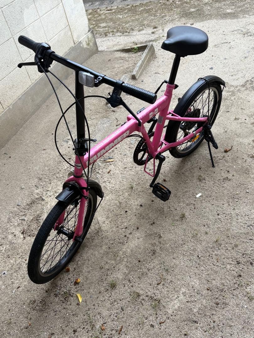 taneruさん専用 ハマー折り畳み自転車 ピンク (20㌅)