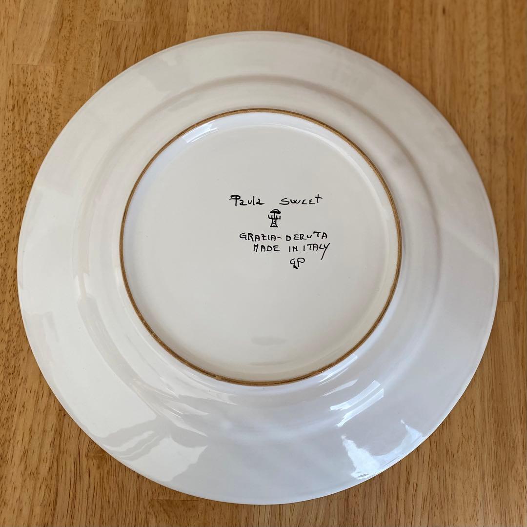 イタリアgrazia deruta の大皿2枚