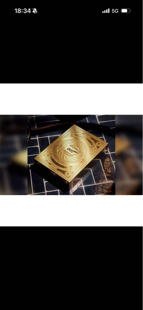 ジェームズボンド007トランプセット ボックスセット 手品　マジック