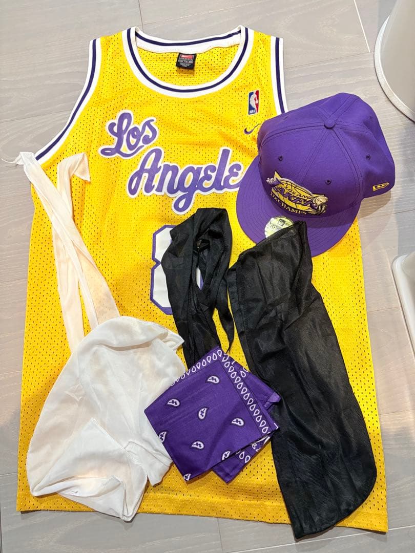 ロサンゼルス・レイカーズ キャップ・ユニフォームセット