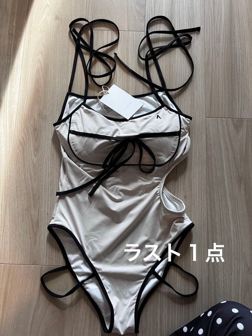 【即日発送❣️】Natalie swimsuit ♡andmary ベージュ