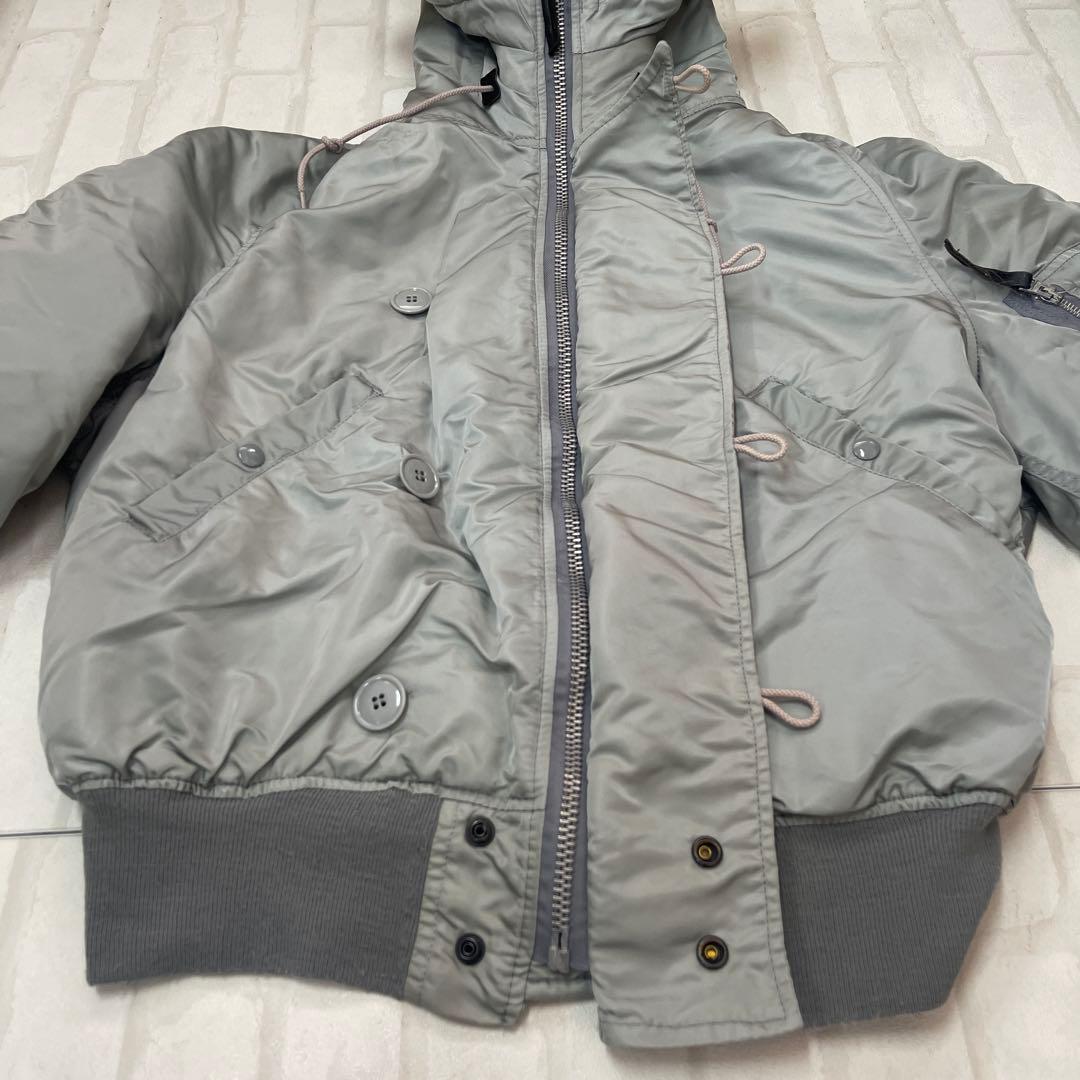 値下げ 80s アルファ ALPHA N-2B USA シルバー フライト JK