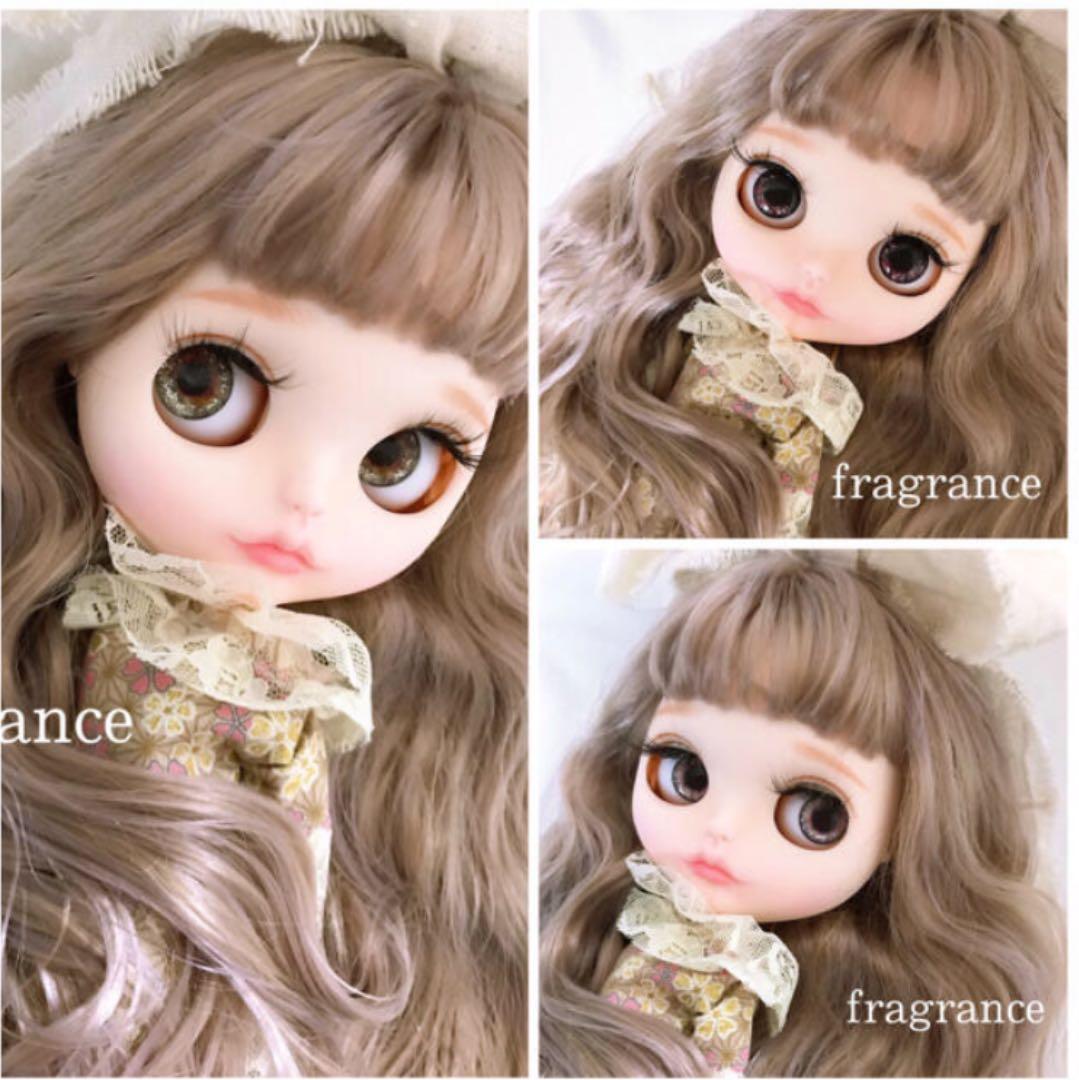 ☆アイシードール☆ カスタムドール　白肌　ブラウンパープルmix