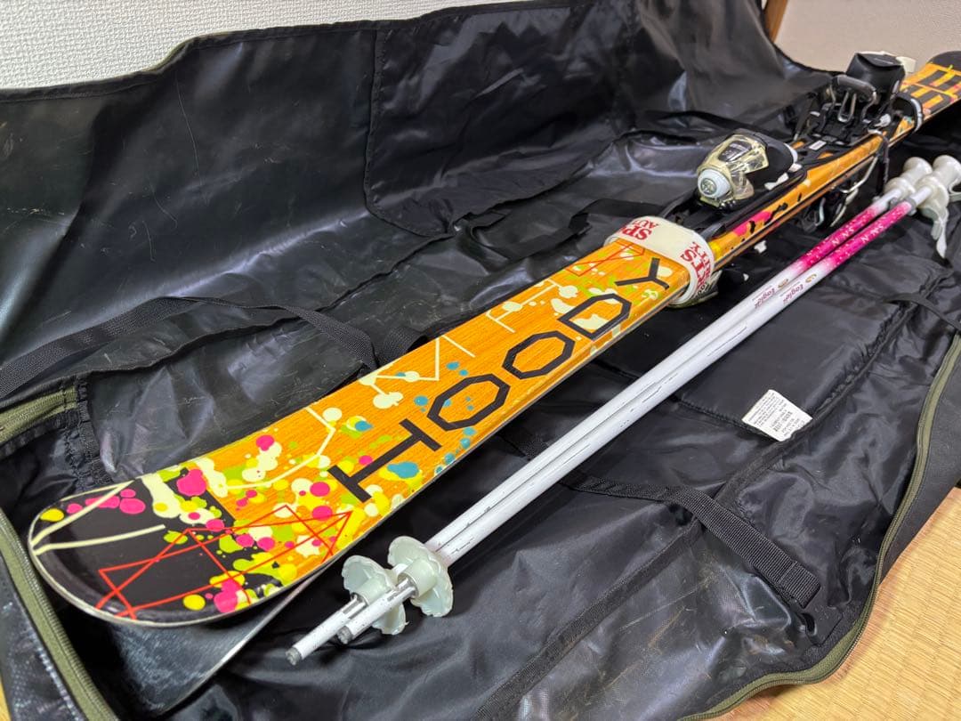 【引退品】スキー板 男女ペア ブーツ等一式