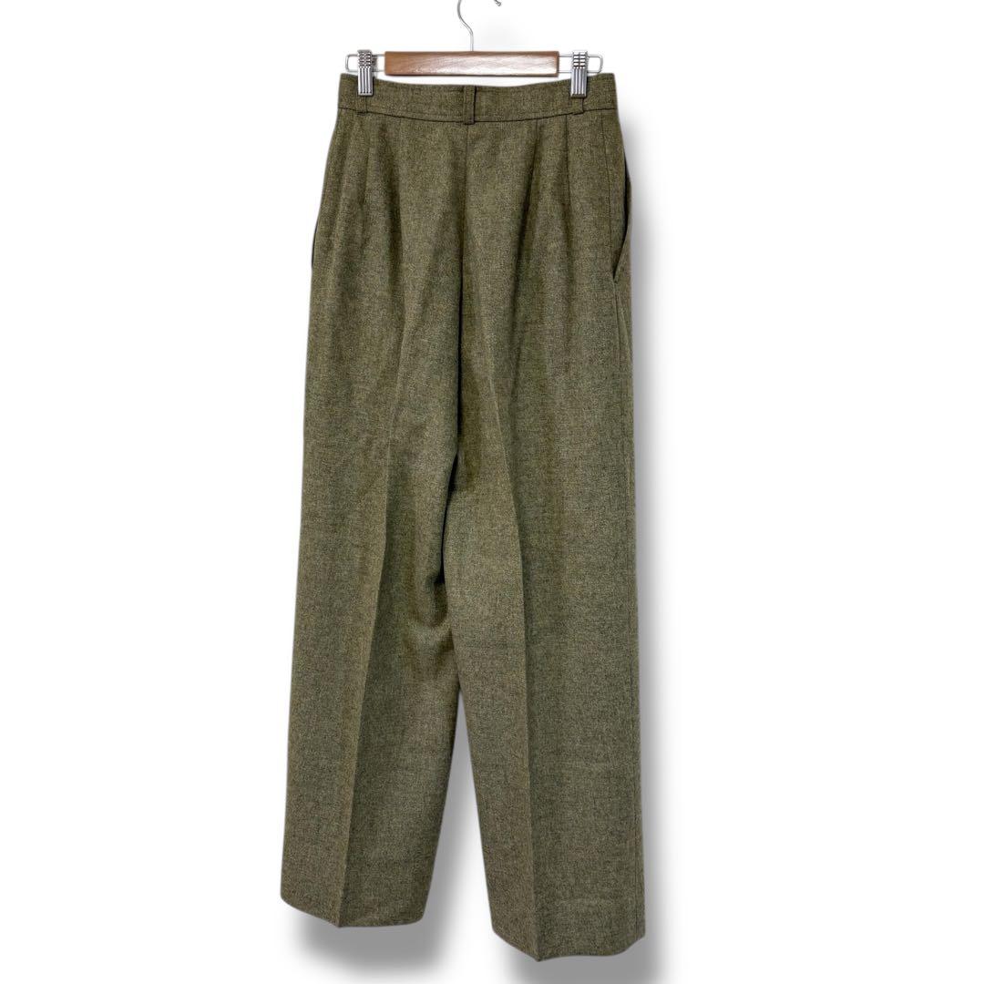 【ヴィンテージ】YSLサンローラン ウールカシミヤ30％ パンツスーツ 秋冬用