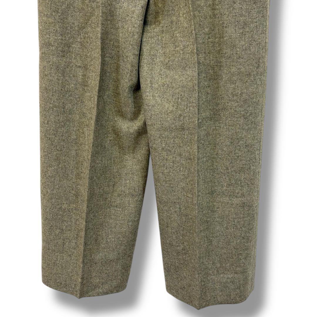 【ヴィンテージ】YSLサンローラン ウールカシミヤ30％ パンツスーツ 秋冬用