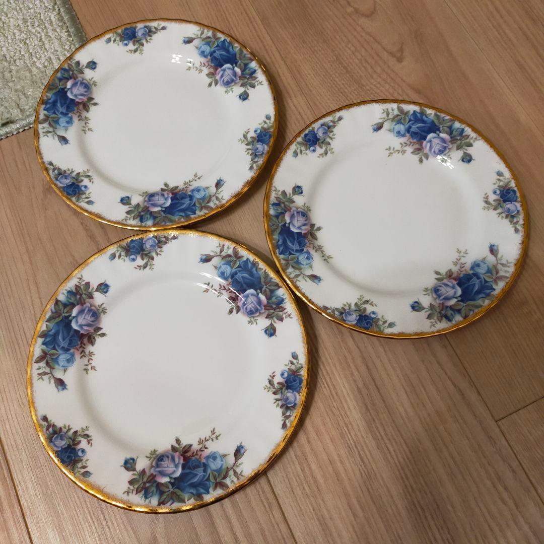 ロイヤルアルバート　ムーンライトローズ　プレート　18cm　皿　3枚セット
