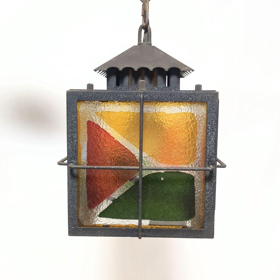 レトロ　 アンティーク　吊り照明　 ペンダントランプ　2個セット