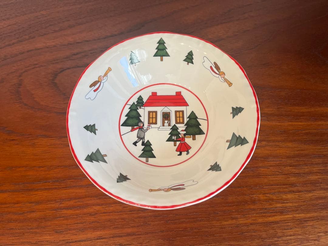 Mason’s Christmas village ボウル　4枚セット