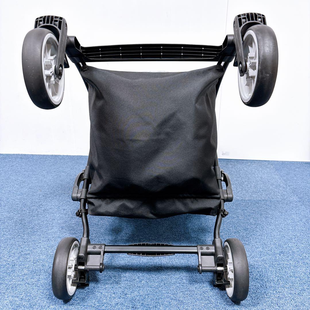 【美品】コンビ スゴカル ミニモ エッグショック AB型ベビーカー レザー