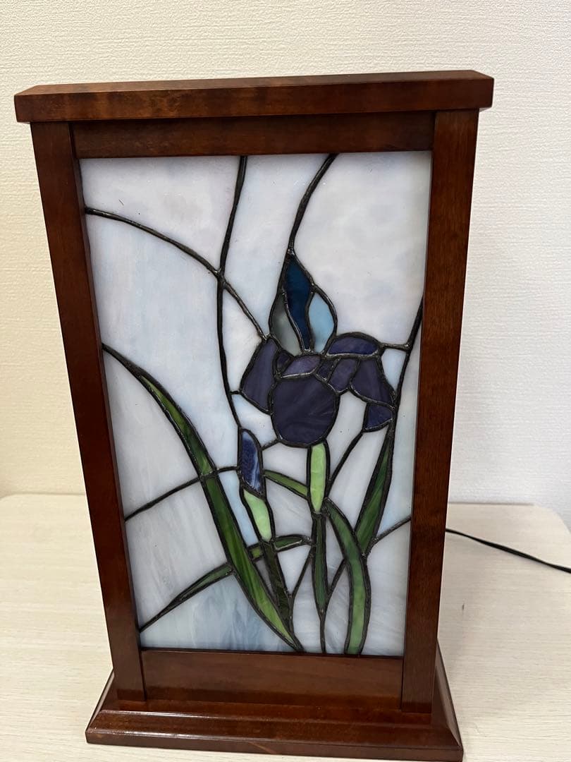 ステンドグラス《行燈》電気スタンド