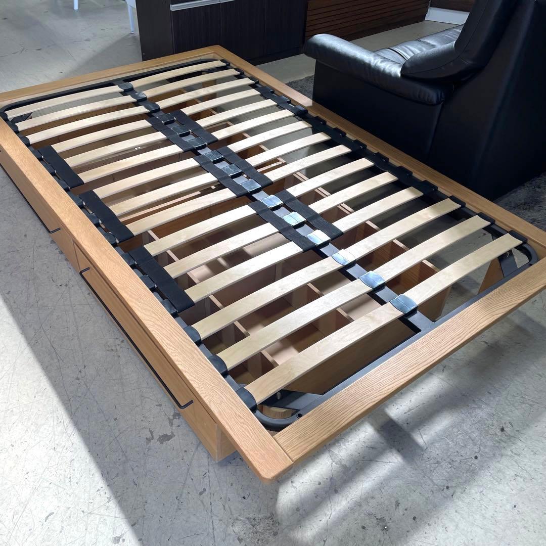 【無印良品】MUJI セミダブル　ベッド　マットレス　引き出し付き　足付き　愛知