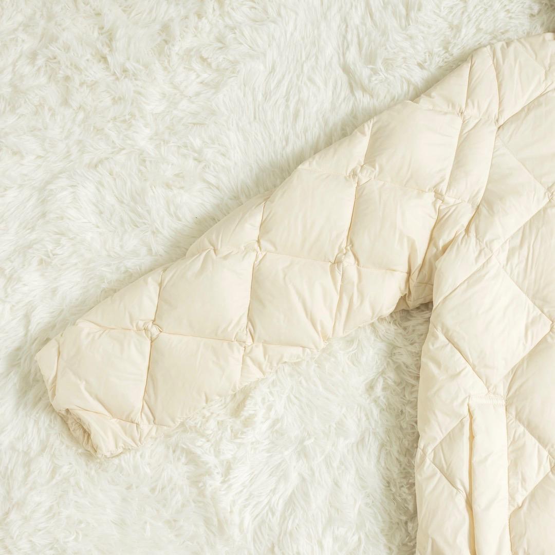 タグ付き ノーリーズ TAION 別注 ダイヤキルトスタンドロングダウン コート