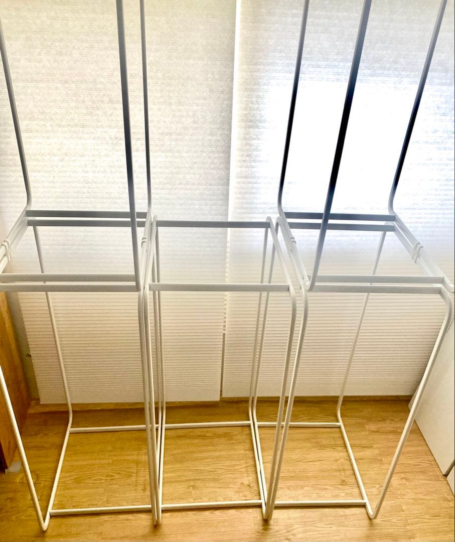IKEA ホワイトメタルハンガーラック